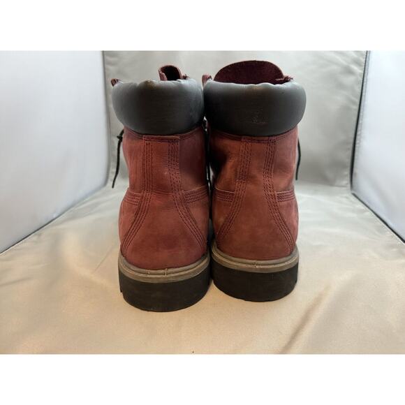 Timberland 6608 A6" Men's Classic Boot - Red, Size US 13M - Picture 5 of 8